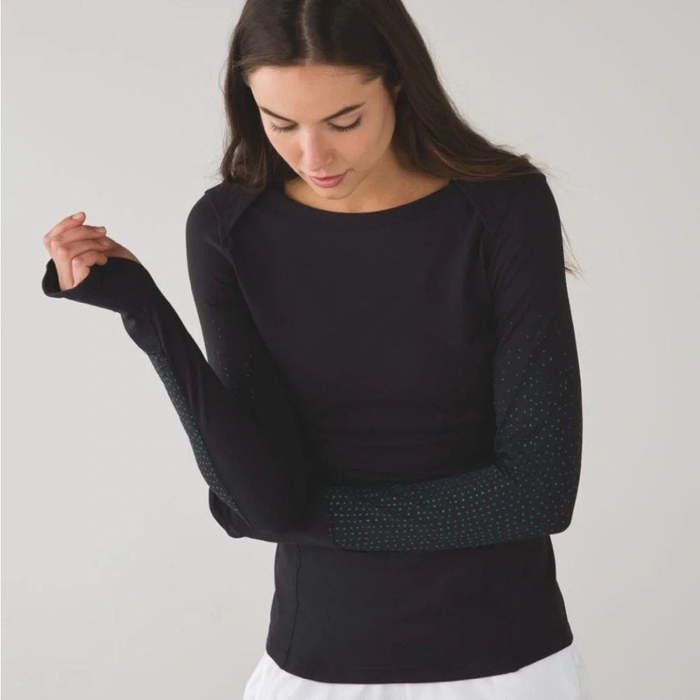 Lululemon Kanto Catch Me Long Sleeve Reflective Sz 6 - Picture 7 of 10